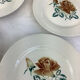 6 old flat plates made in France Digoin