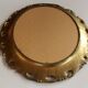 Wooden wall mirror - florentine style - vintage from the 70s