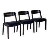 3 1930s leather chairs
