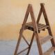 Vintage wooden stepladder