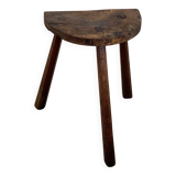 Tabouret paysan en chêne