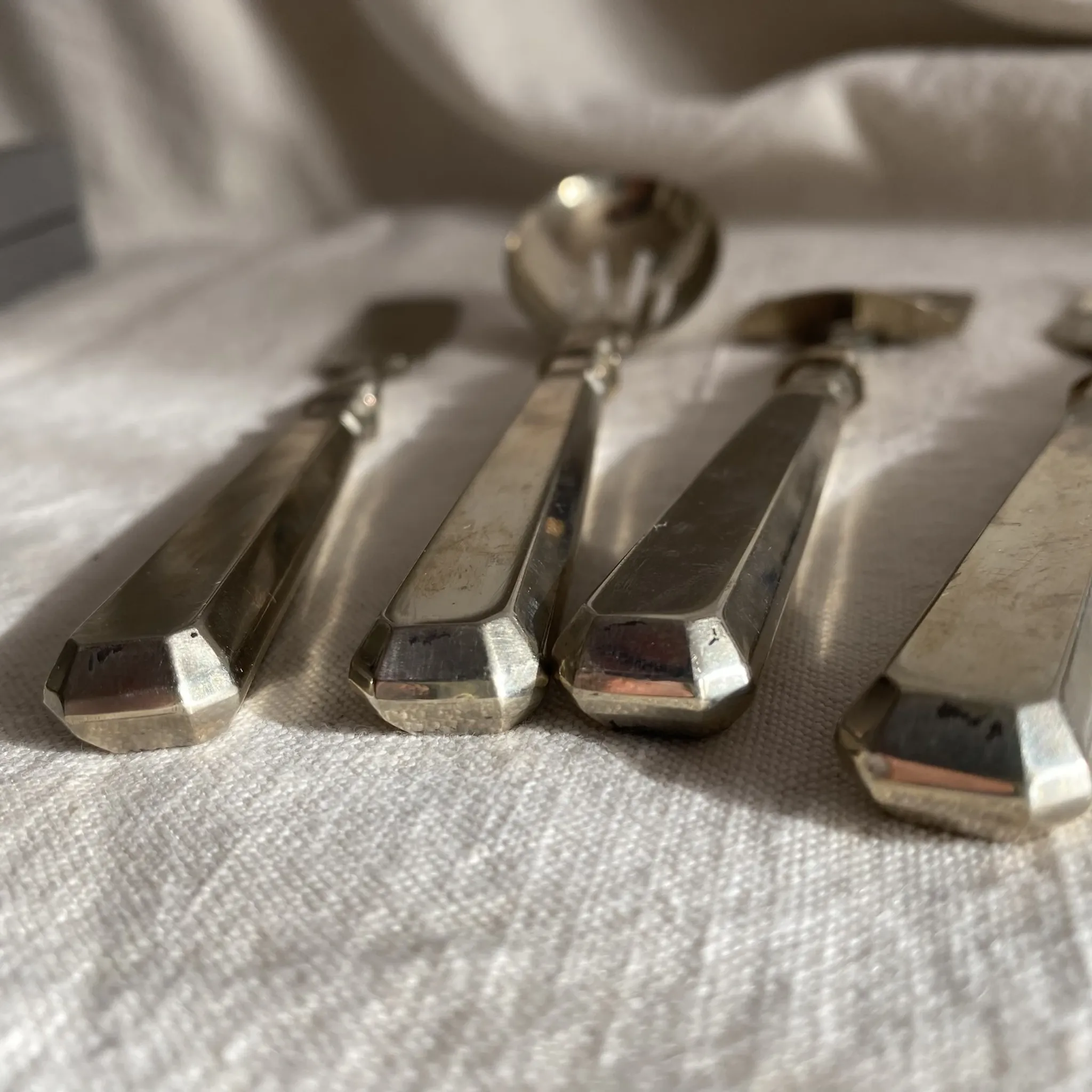 Box set for petits fours silverware Maison Ercuis