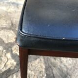 Wooden chair and skai