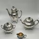 Gallia Christofle Tea/Coffee Service, Art Nouveau 1900