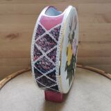 Vase tambourine floral decoration