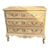Raw oak chest of drawers in Louis XV style – 3 drawers