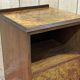 1930s English Burl Walnut Bedside Table