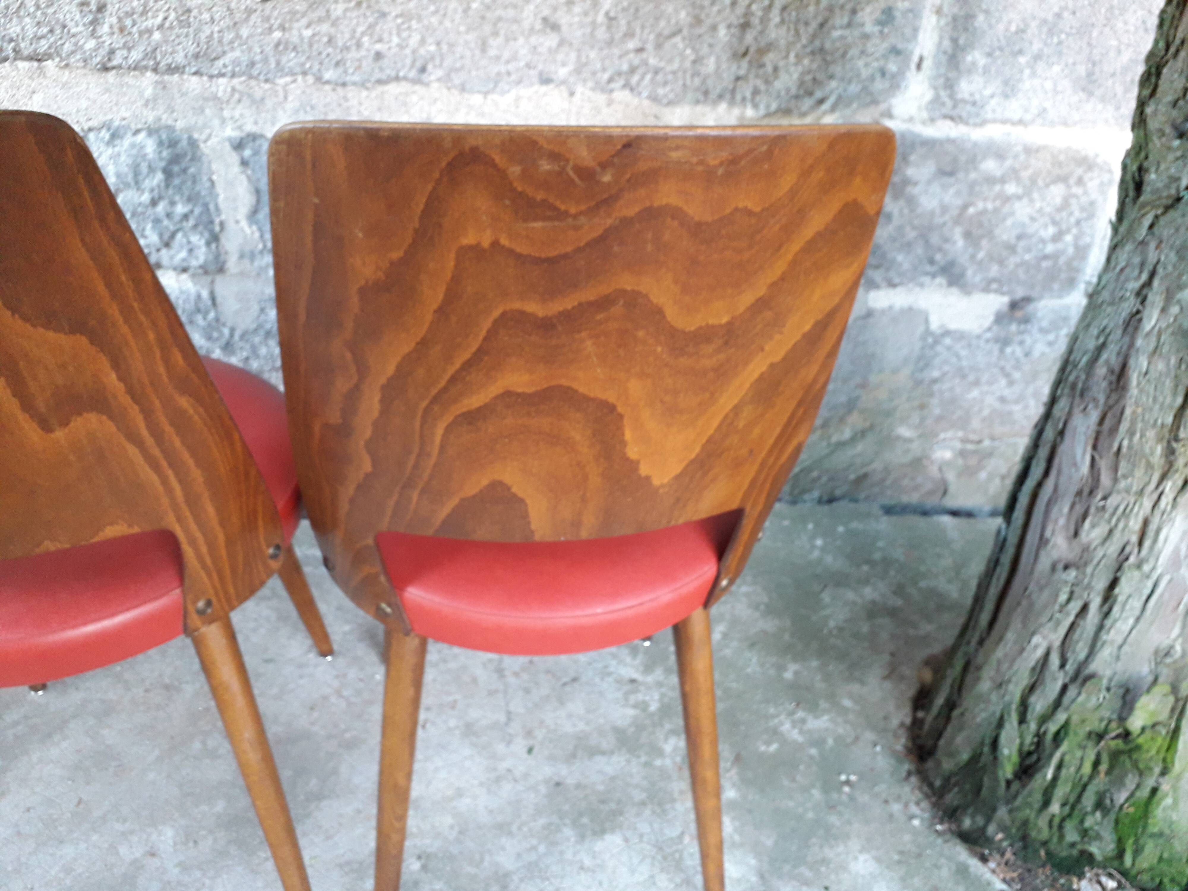 Lot de 6 chaises bistrot Baumann Mondor