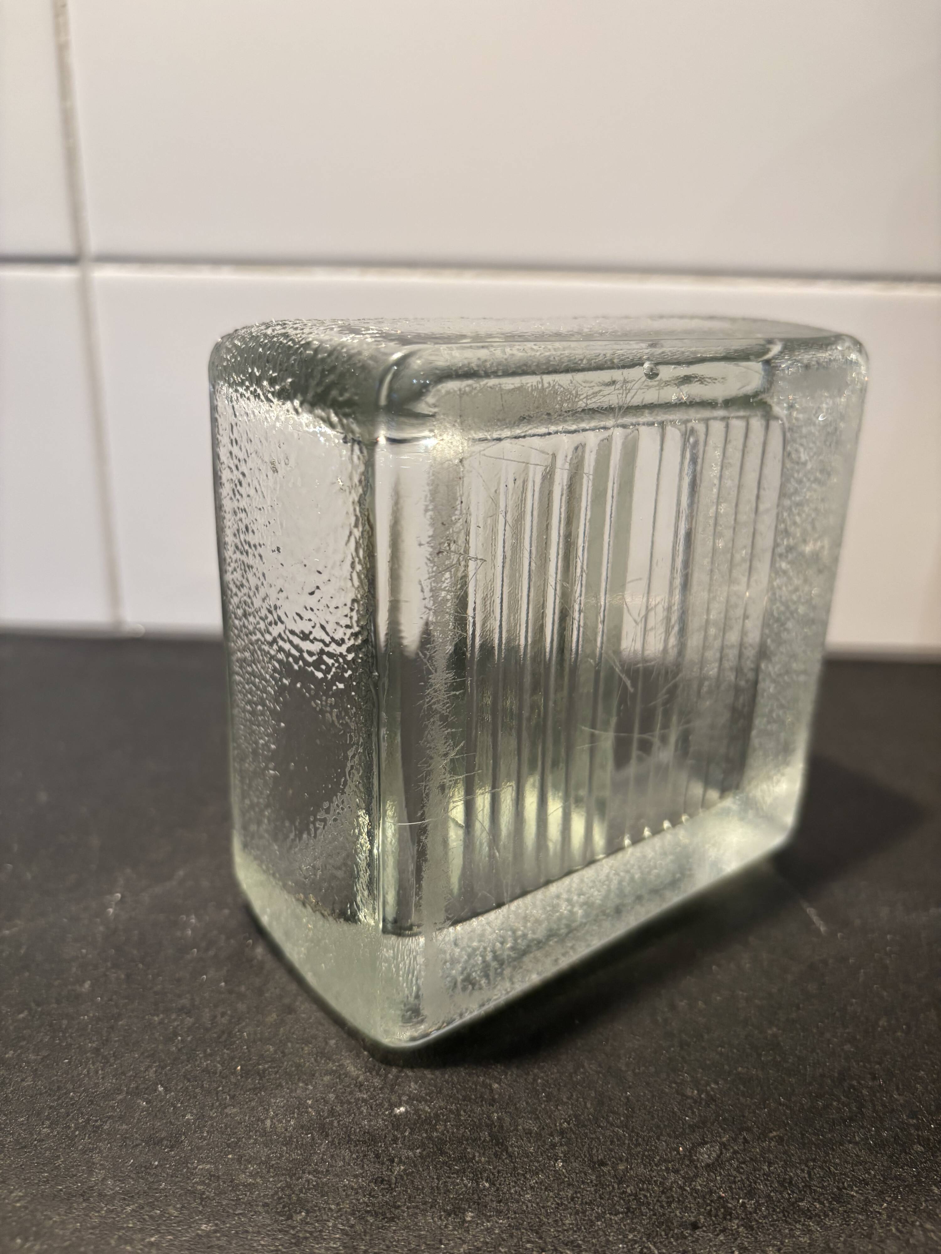 Pocket Ashtray Glass Block LUMAX - Le Corbusier