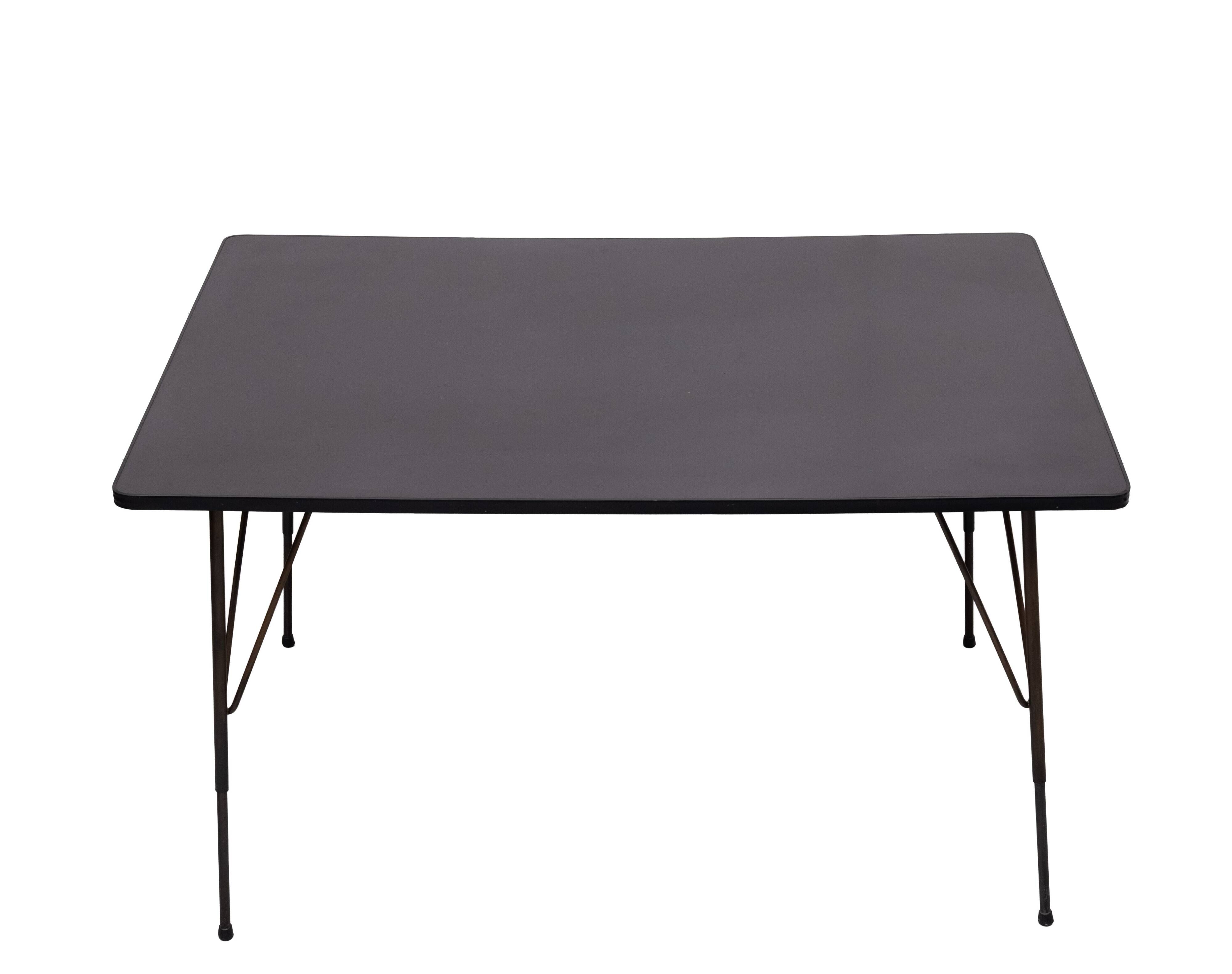 1950s Adjustable dining / coffee table by Rudolf Wolf for Elsrijk, Holland