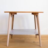 Mid-century beech side table