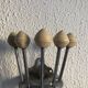 Portemanteau vintage 1960 parapluie torchons Serjac ivoire - 28 cm