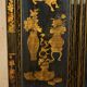 Chinese lacquered wedding cabinet painted circa 1920