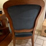 Louis Philippe armchair in walnut