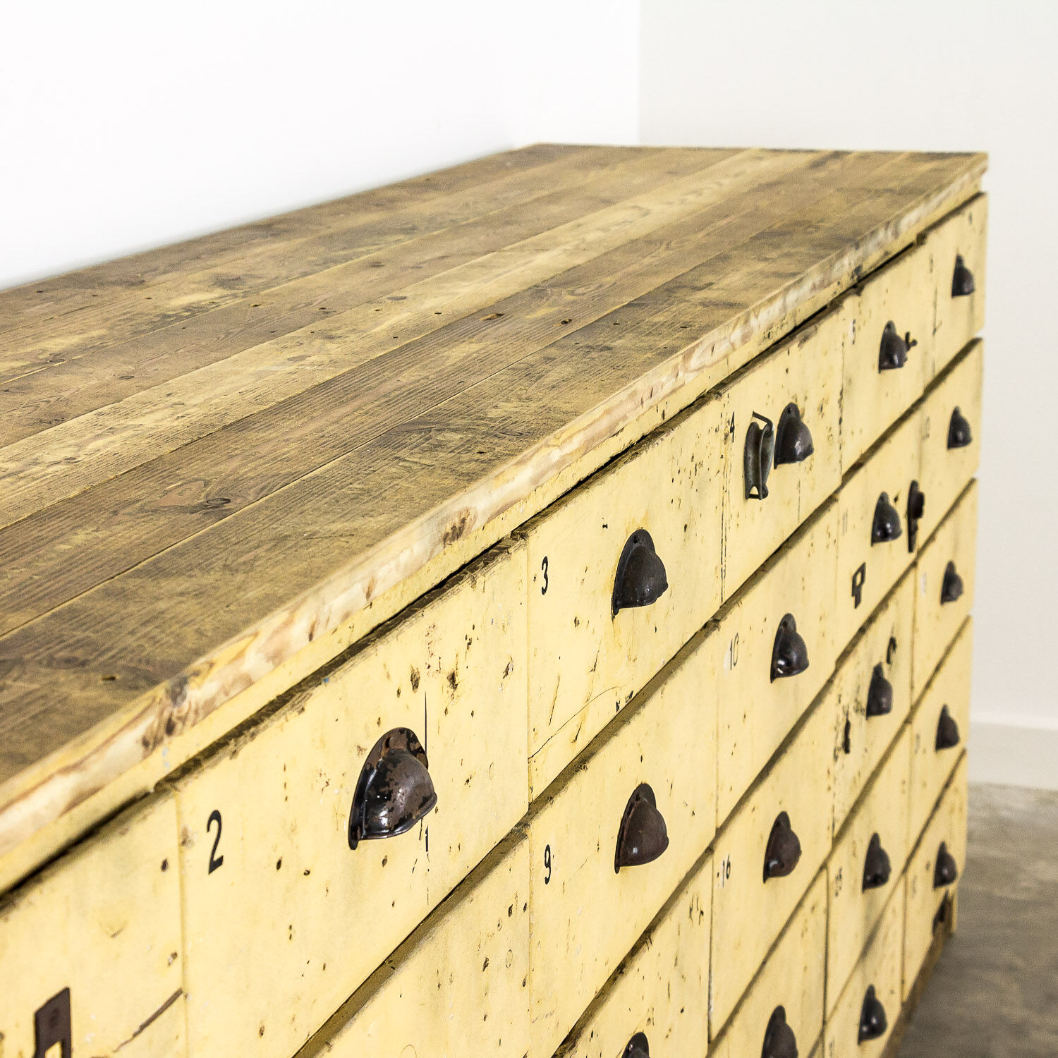 Bank of drawers large