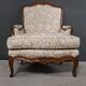 Queen's bergère in carved beech, Louis XV period – mid 18th century