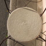 Chaise en fer forgé