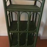 Rattan shelf
