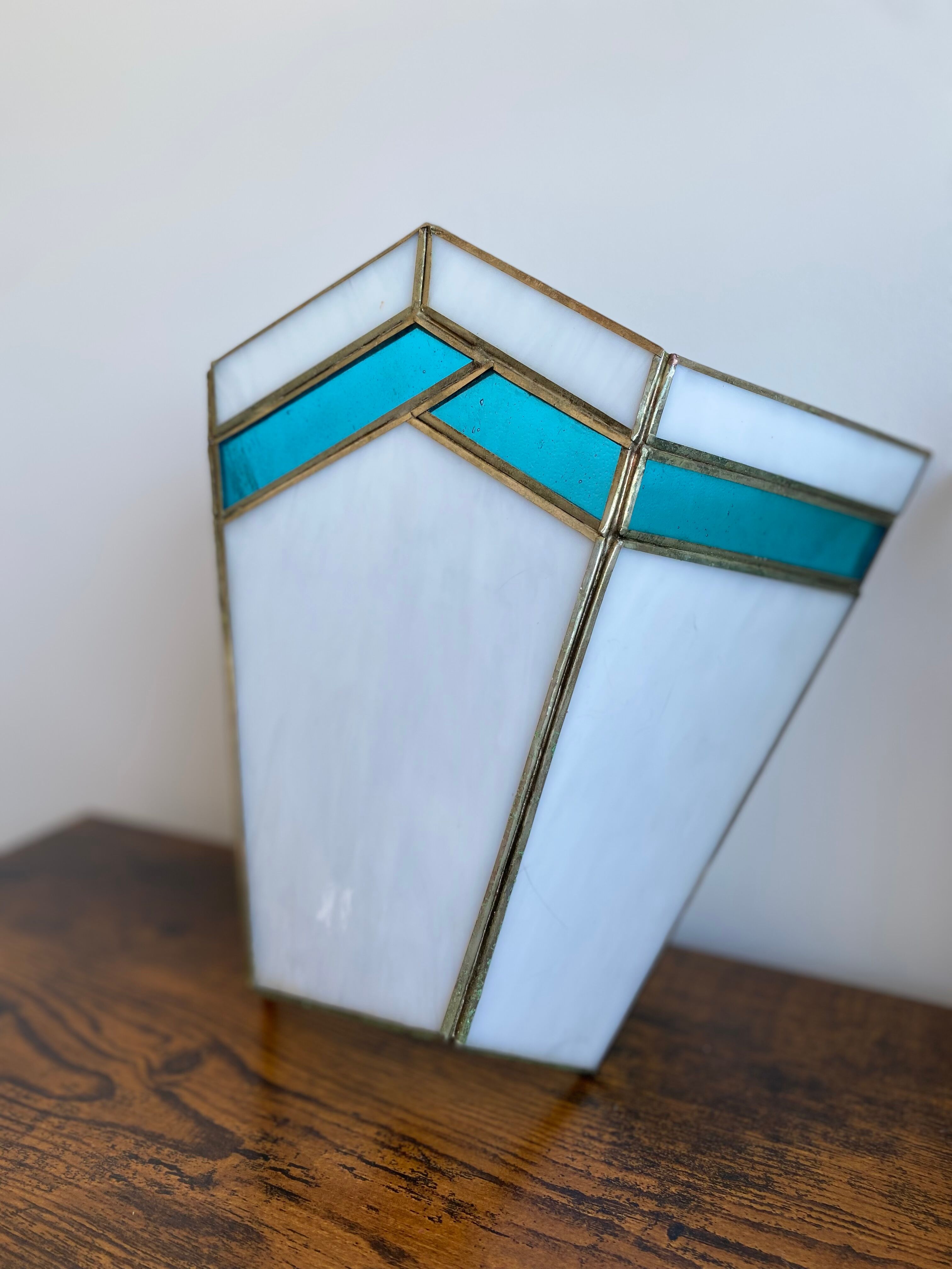 Paire d’applique art déco en pâte de verre