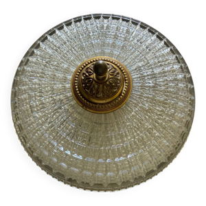 Plafonnier laiton et