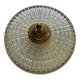 Plafonnier laiton et verre