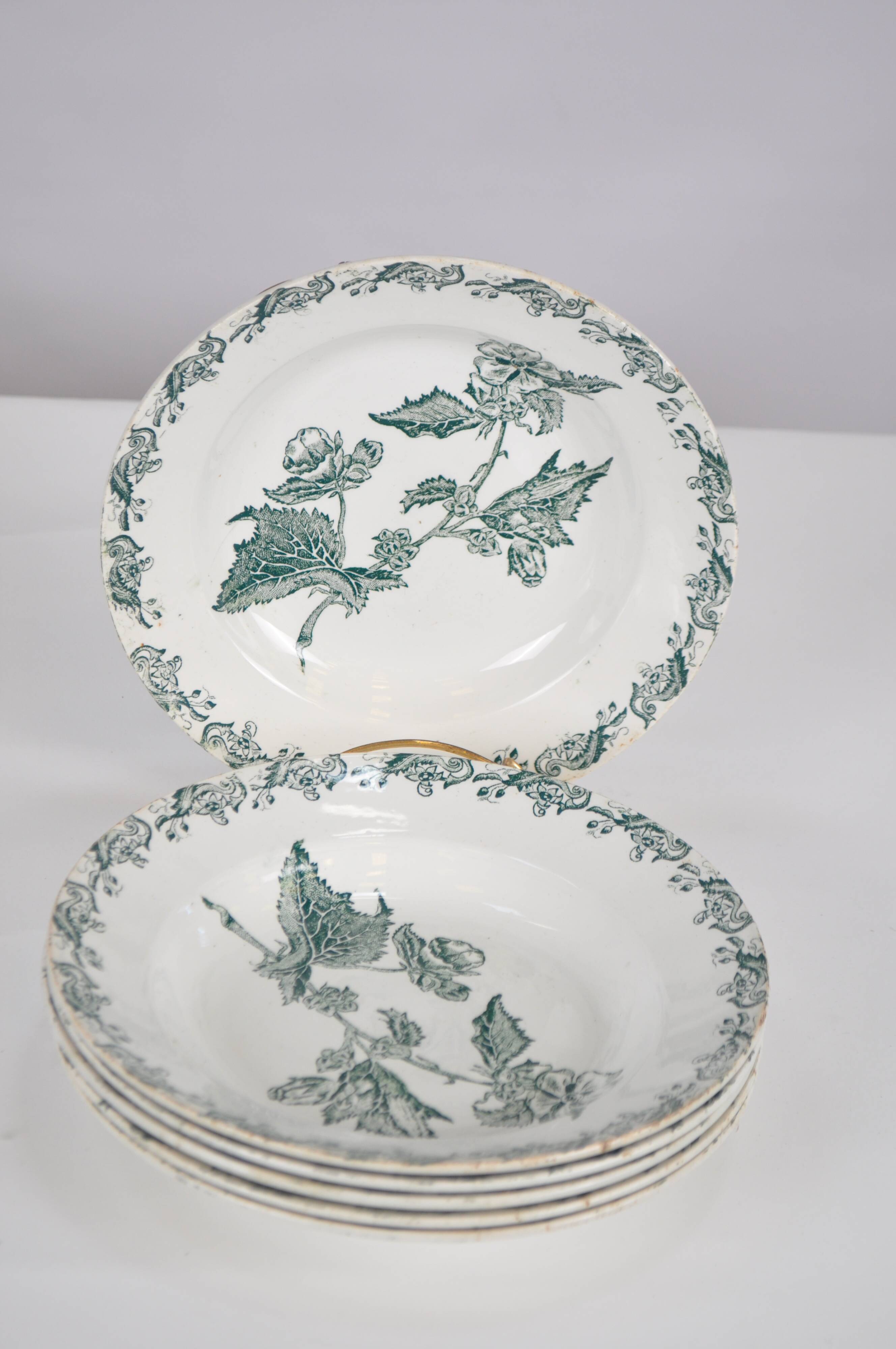 St Amand iron earth soup plates