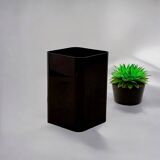 Iconic Kartell 4672 Dark Brown Plastic Paper Basket - Ufficio Tecnico Design