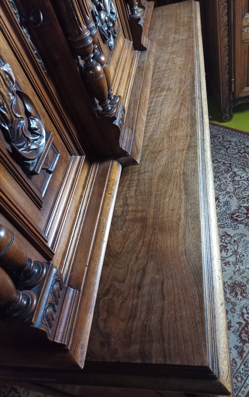 19th Century Walnut Renaissance Buffet