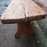 Wooden farm bench "perch"