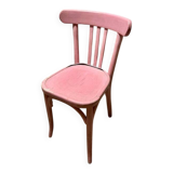Chaise bistrot rose imparfaite