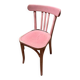 Imperfect pink bistro chair