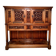 Gothic sideboard in oak and walnut – French school, 19th century