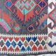 Vintage Turkish hallway rug 148x393 cm