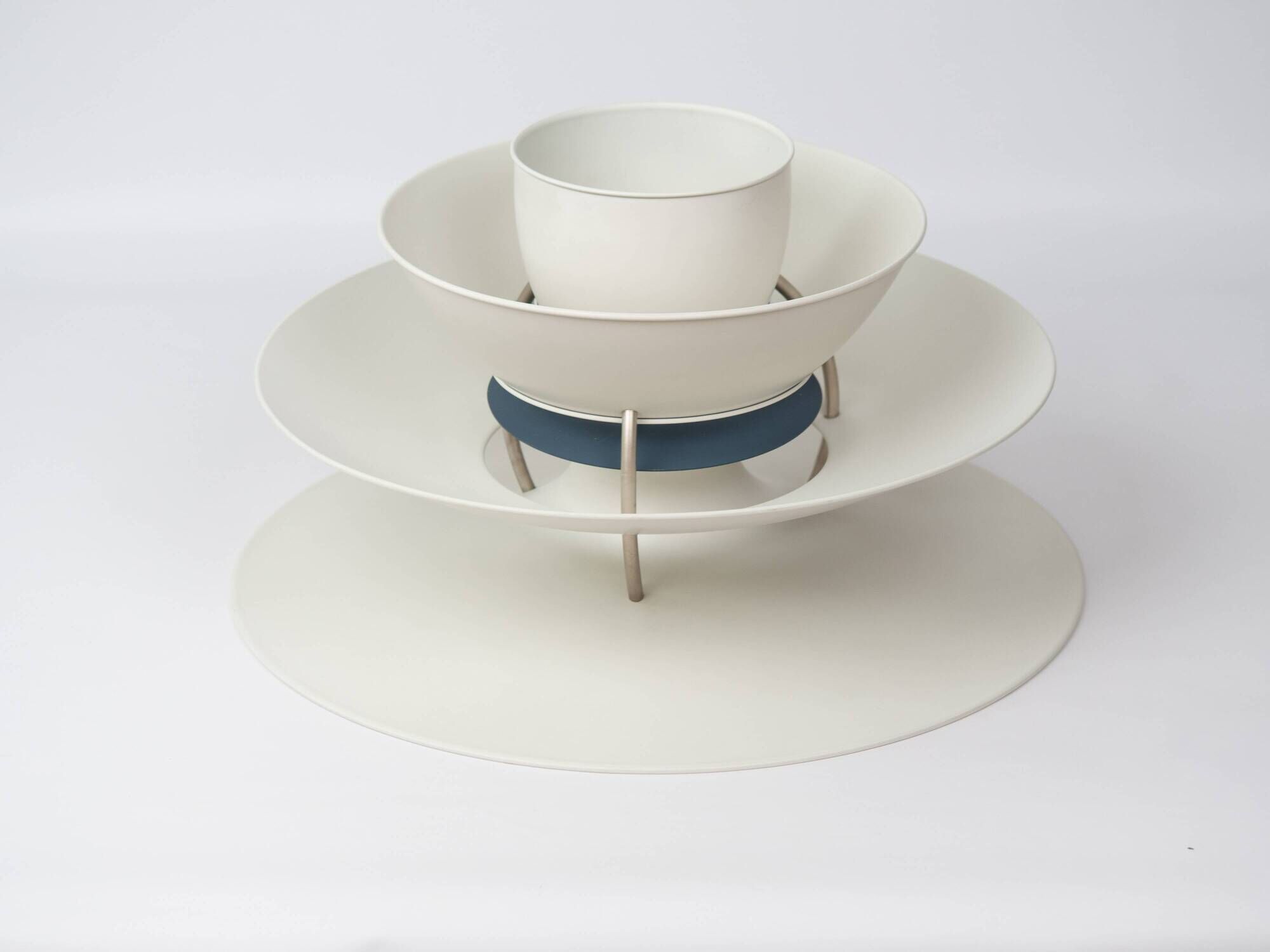Louis Poulsen Charlottenborg 5 4 1/2 Pendant Lamp, Poul Henningsen, Danish