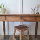 Country style oak farmhouse desk / table