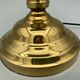 Banker's lamp in brass lampshade in green glass desk