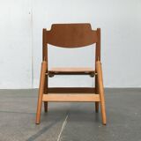 Set of folding chairs for children SE 18 German mid-century by Egon Eiermann for Wilde+Spieth, 1950s
