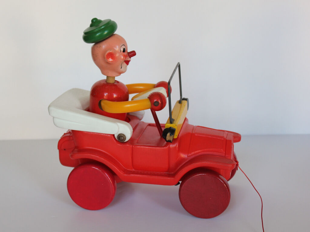 Jouet à tirer Educalux vintage