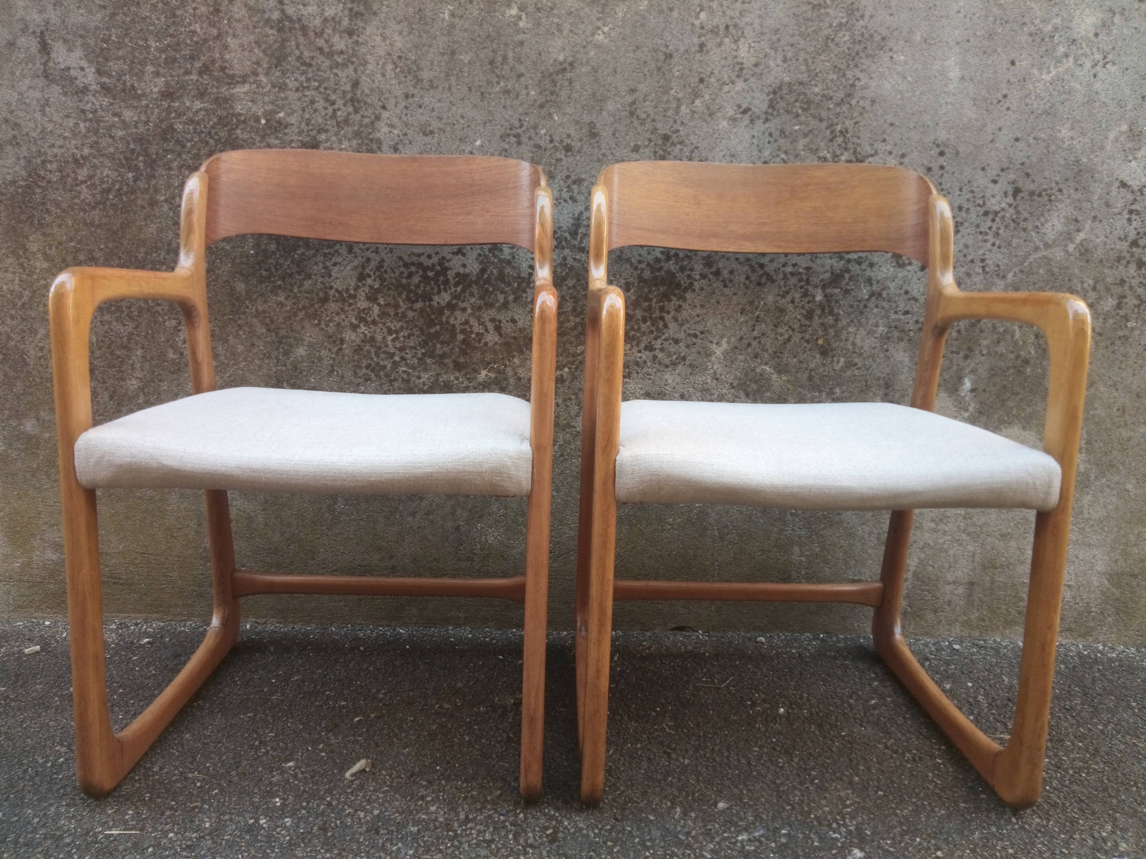 Pair of Baumann armchairs 1960