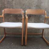 Pair of Baumann armchairs 1960