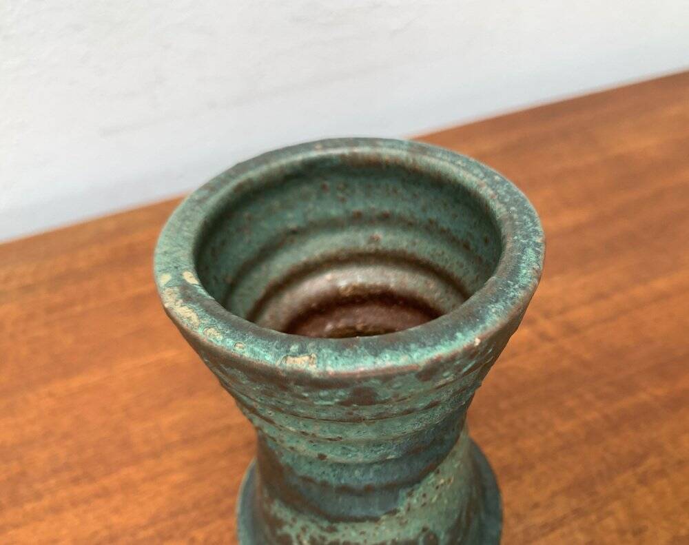Brutalist pottery vase by Mobach, mid-century, 1960s.