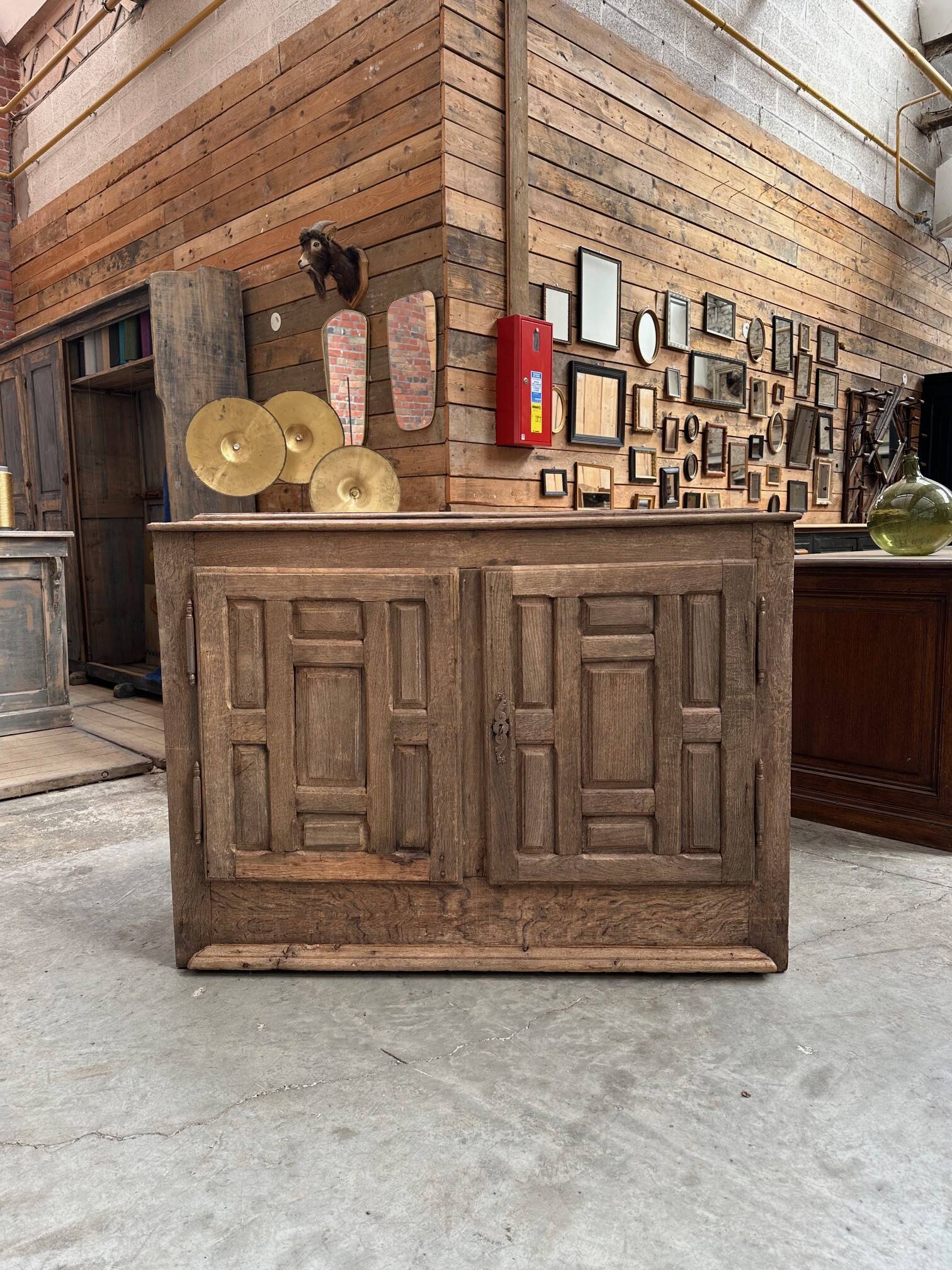 18th century country sideboard in solid oak