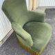 Velvet toad armchair