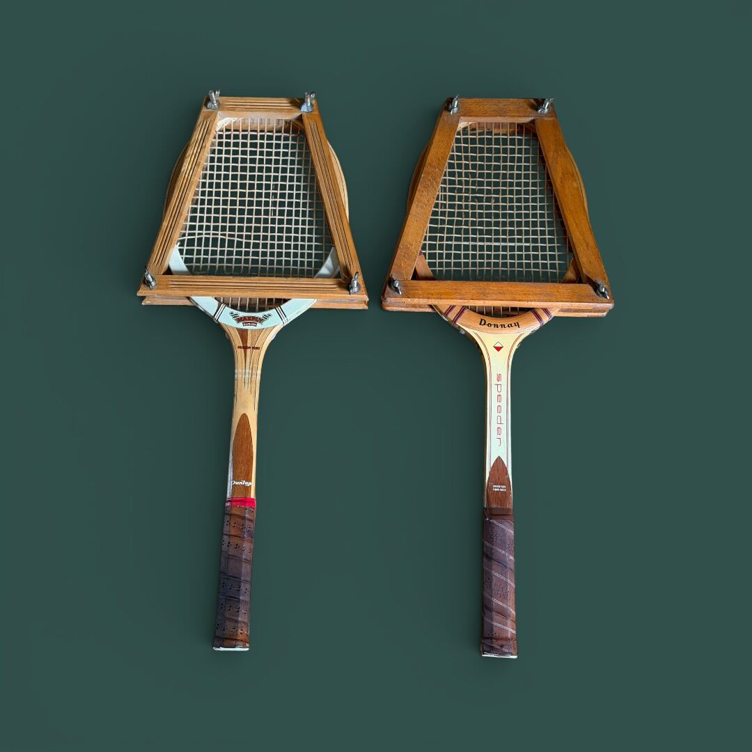 Pair of tennis rackets 1960
