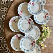 Set of 10 vintage deep plates from Digoin.