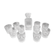 Carafe et 10 verres à whisky cristal