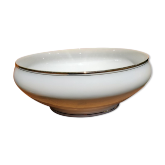 old white and gold LIMOGES porcelain fruit-saladier-plate cup