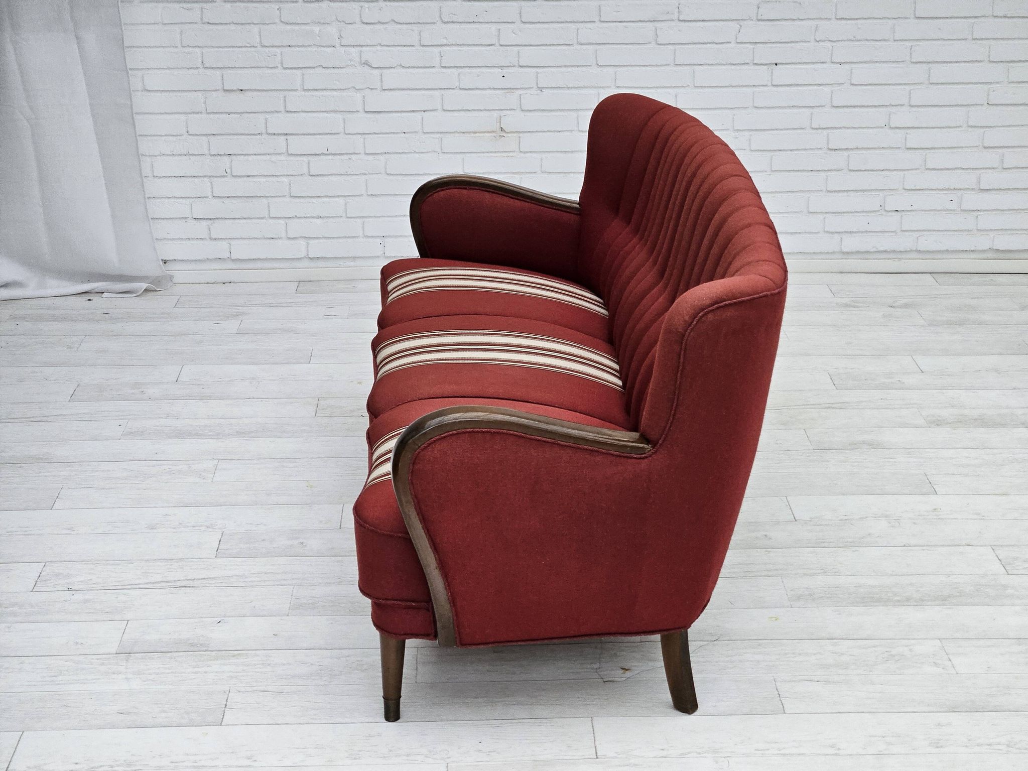 1960s, Danish 3-seater sofa by Alfred Christensen, furniture wool.