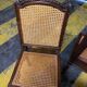 Louis XVI style caned chairs
