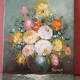 Tableau florale signé